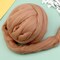 Wool Roving Bulk - 8.82oz Super Wool Chunky Yarn, Wool Roving Top for Needle Felting, Soft Felting Wool Supplies for Hand Spinning, Felting, Blending, Weaving and DIY Craft (Coffee Brown)